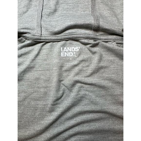 Lands End Women's Size Small Soft Performance Full Zip Hoodie Pockets Stretch - Picture 8 of 8